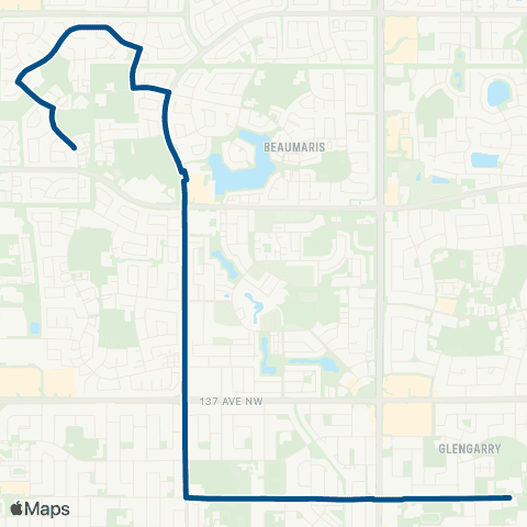 ETS Archbishop O'Leary - Queen Elizabeth - Dunluce map