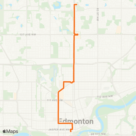 ETS Eaux Claires - Downtown map
