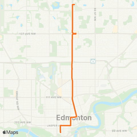 ETS Eaux Claires - Government Centre map