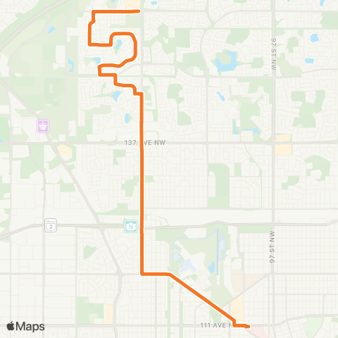 ETS Palisades - Kingsway Express map
