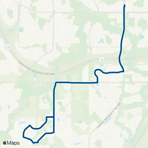 ETS Century Park - Chappelle map