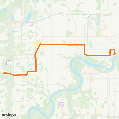 ETS Lewis Farms - Downtown map