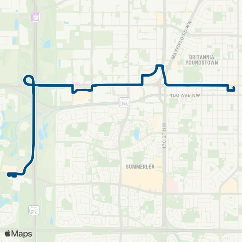 ETS Lewis Farms - Jasper Place map
