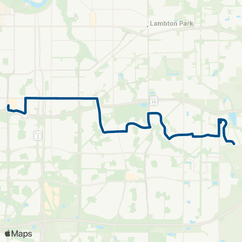 ETS Tamarack - Southgate map