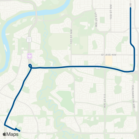 ETS Leger - Strathcona HS map