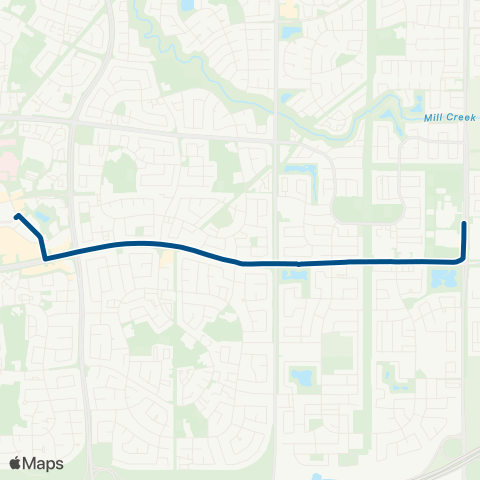 ETS Elder Dr. Whiskeyjack - Mill Woods map