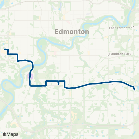 ETS Meadows - Southgate - West Edmonton Mall map