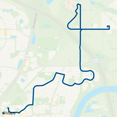ETS Clareview - Fraser - Evergreen map