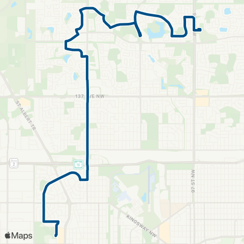 ETS Westmount - Eaux Claires map