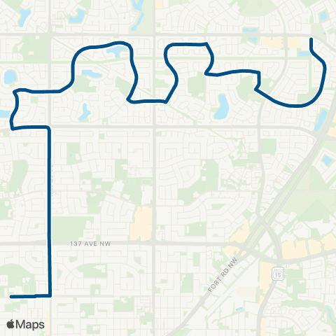 ETS O'Leary - Brintnell map