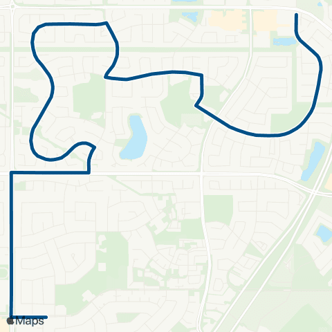 ETS J.J. Bowlen - Lazerte - Brintnell map