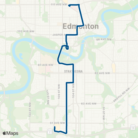 ETS Southgate - Kingsway map