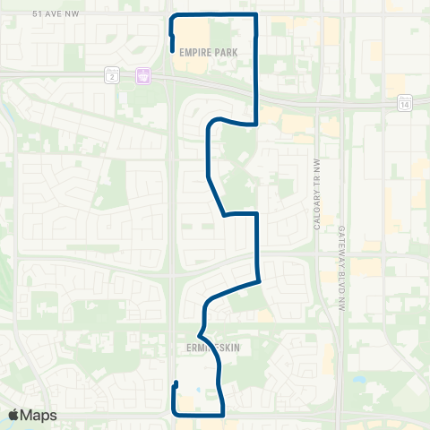 ETS Century Park - Southgate map