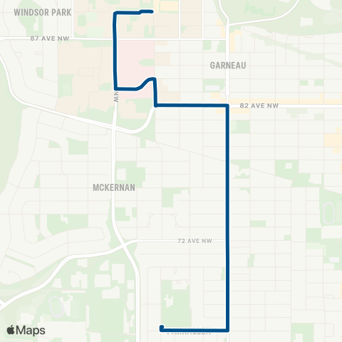 ETS University - Parkallen map