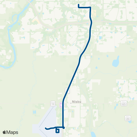 ETS Century Pk - Edmonton International Airport map