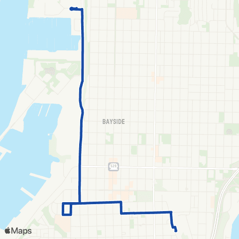 Everett Transit N to Waterfront - S to Everett Station map