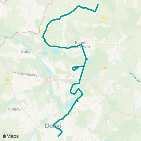 Évéole Raimbeaucourt Hélène Borel - Douai Pl. de Gaulle map