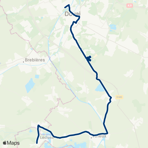 Évéole Lécluse Bourrelier - Douai Lycée Elisa Lemonnier map