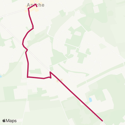 Évéole - Transport à la demande Aniche Église - Aniche Saint Gobain map