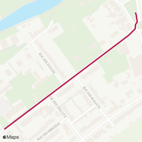 Évéole - Transport à la demande Grand Carré - Place Courchelettes map