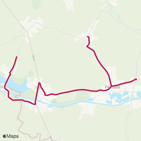 Évéole - Transport à la demande Les Écoles - Longue Borne Bugnicourt map