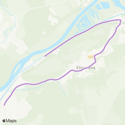 évolitY - Scolaire Colombier Fontaine Ctre / Étouvans la Raydans map