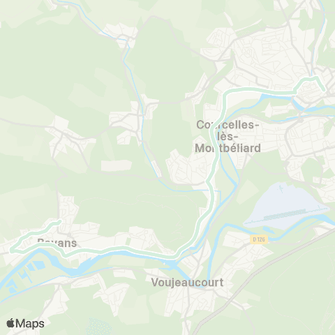 évolitY - Scolaire Lycées G. Tillion / Montbéliard Acropole - Bavans map