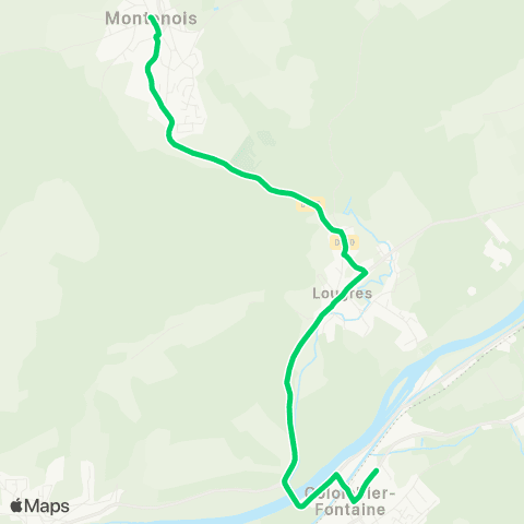 évolitY - Scolaire Lycées - Colombier-Fontaine / Montenois map