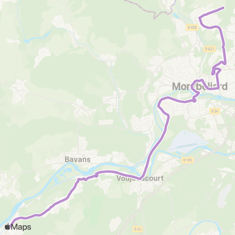 évolitY - Scolaire Lycées G.Tillion-Huisselets-Cuvier-Camus - Colombier Fontaine / St-Maurice-Colombier map