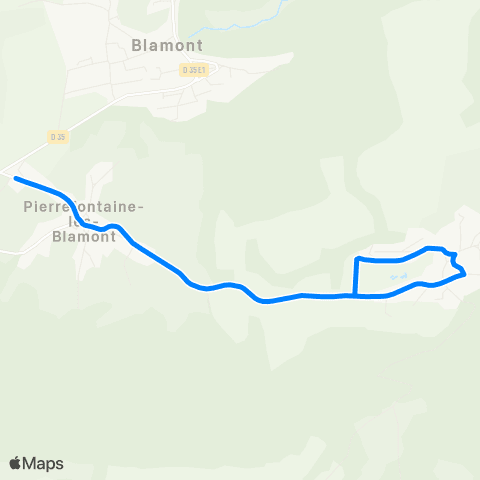 évolitY - Scolaire Écoles de Pierrefontaine-les-Blamont et Villars-les-Blamont map