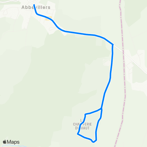 évolitY - Scolaire École d'Abbévillers map