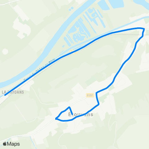 évolitY - Scolaire École d'Étouvans map