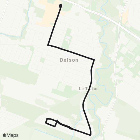 exo Le Richelain et Roussillon Delson (Principale Sud - Gare) map