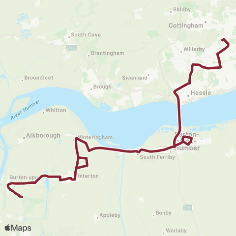 East Yorkshire Village - Kelvin Hall School map
