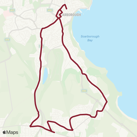 East Yorkshire St Thomas St Stop E - St Thomas St Stop E map