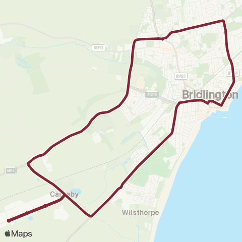 East Yorkshire Carnaby Industrial Estate - Carnaby Industrial Estate map