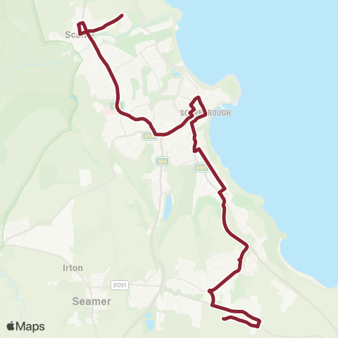 East Yorkshire Cow Wath Bridge - Carr House Lane map