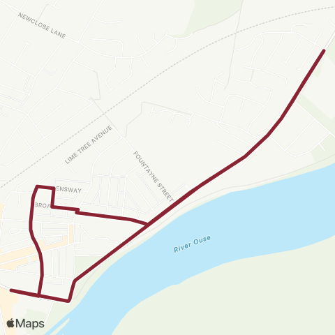 East Yorkshire Goole North Street - Supermarket map