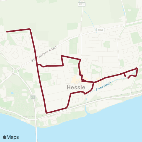 East Yorkshire Sainsburys Superstore - Sainsburys Superstore map