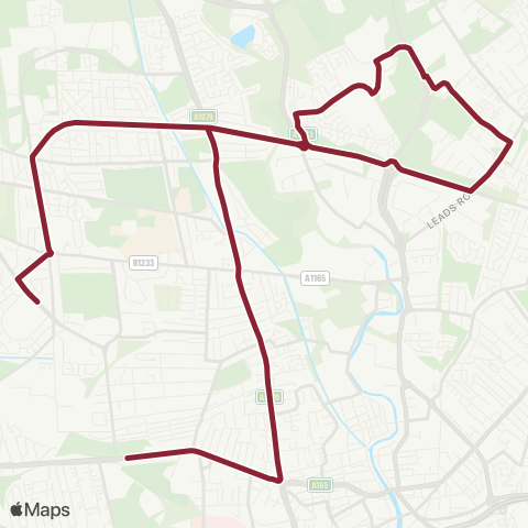 East Yorkshire Chanterlands Avenue - Kelvin Hall School map