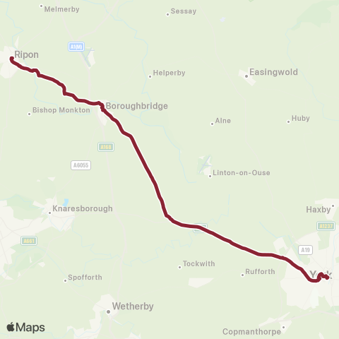 East Yorkshire Piccadilly - Bus Station Stand 2 map