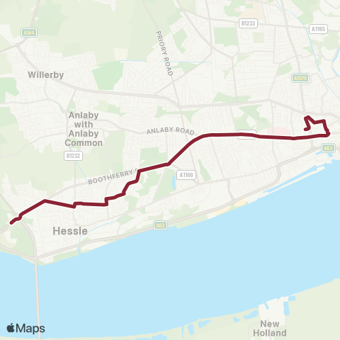 East Yorkshire Hull Interchange - Bridgehead Business Pk map