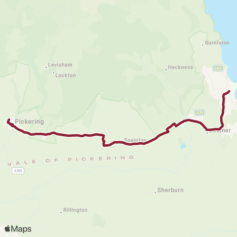 East Yorkshire The Library - Railway Station map