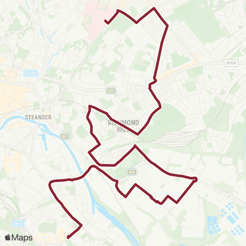 East Yorkshire St James Hospital - John Charles Stadium map