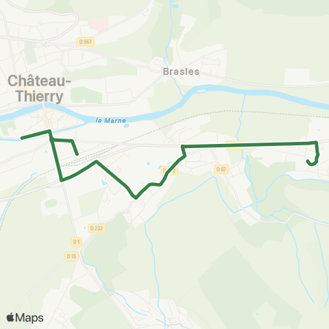 Fablio Étampes - Chierry - Blesmes - Château-Thierry Gare SNCF map