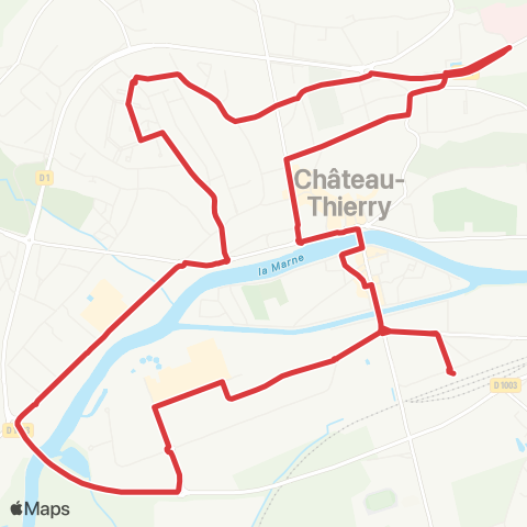 Fablio Château-Thierry Gare SNCF - Champunant - Comtesses - Hôp. - Gare  map