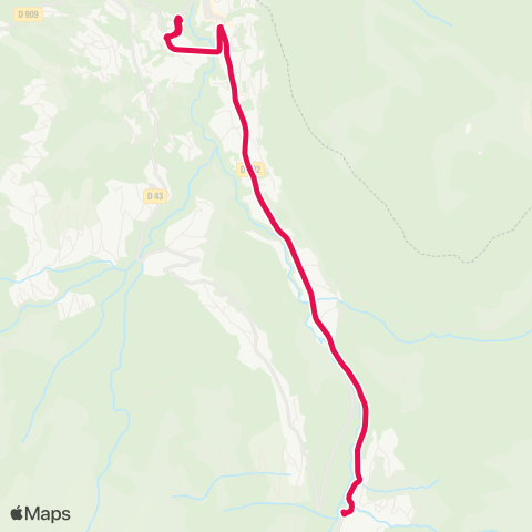 Facilibus Télécabines / le Châtelet - le Gerdil map