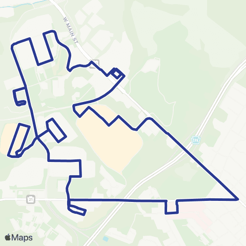 Fayette Area Coordinated Transportation Uniontown Shuttle map