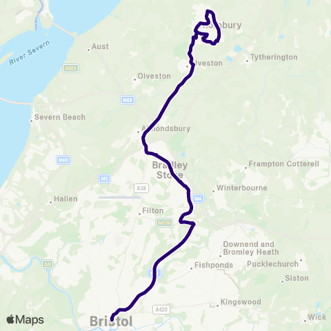 First Bristol Bath & the West Rock Street - The Centre map