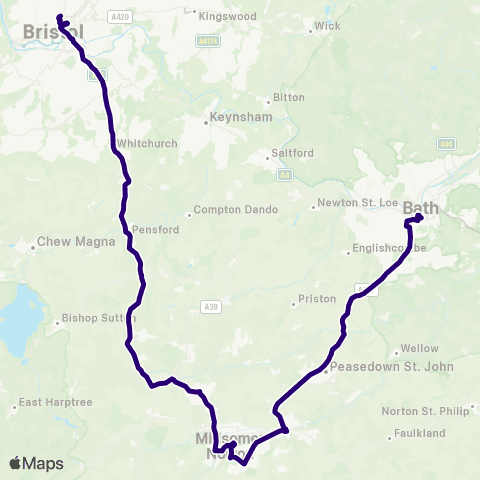 First Bristol Bath & the West Bus Station - Bus Station map
